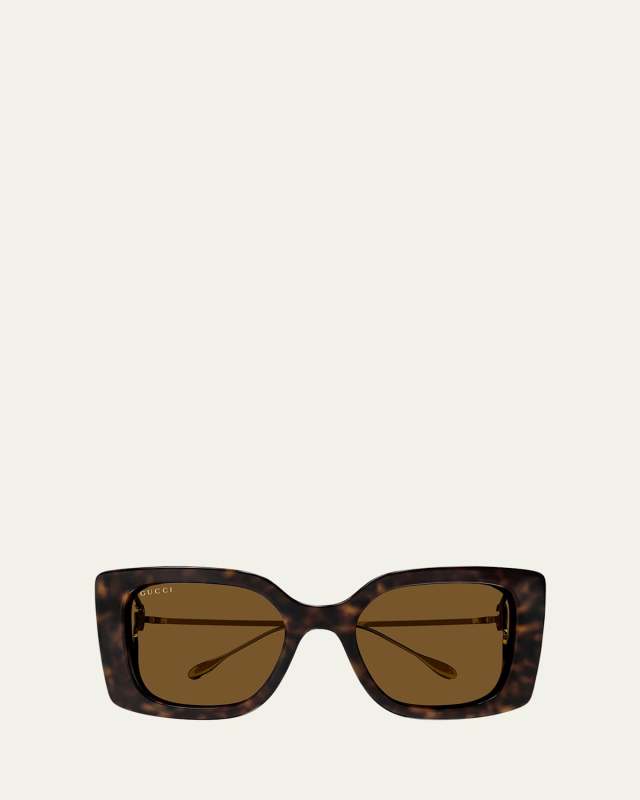 GG Mixed-Media Butterfly Sunglasses